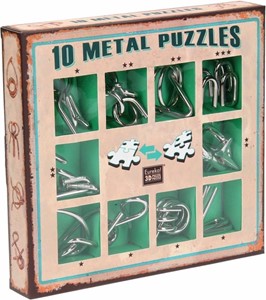 10 Metalen Puzzels Groene Editie 37749438325