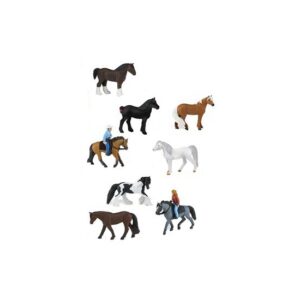 10 stuks paarden met ruiters 10053429