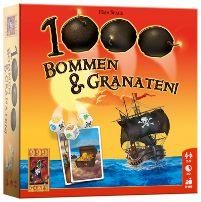 1000 Bommen&Granaten! - Dobbelspel 13450