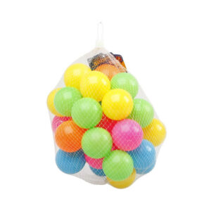 100x Ballenbak ballen neon kleuren 6 cm speelgoed 10211064