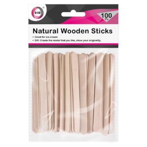 100x stuks Hobby knutsel ijslolly houtjes naturel 11 cm 10349323