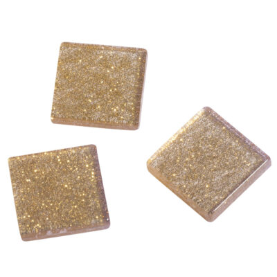 1025x stuks Acryl glitter mozaiek goud 1 cm 10234236