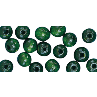 104x groene houten kralen 10 mm 10203056