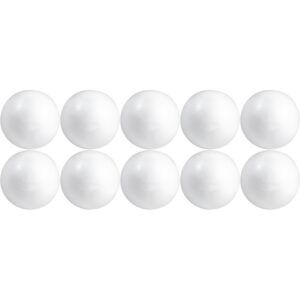 10x Beschilderbare piepschuim ballen/bollen 10 cm 10159110