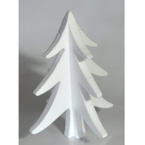 10x Beschilderbare piepschuim kerstboom 30 cm 10173571