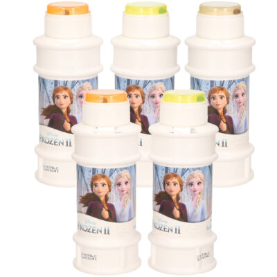 10x Disney Frozen 2 bellenblaas flesjes met bal spelletje in dop 175 ml voor kinderen 10335184