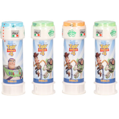 10x Disney Toy Story bellenblaas flesjes met bal spelletje in dop 60 ml voor kinderen 10334598