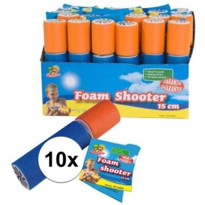 10x Foam supersoaker 15 cm 10114064