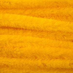 10x Geel chenille draad 14 mm x 50 cm 10188084