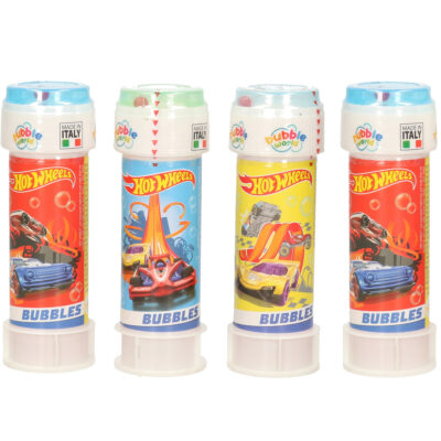 10x Hot Wheels race autos bellenblaas flesjes met bal spelletje in dop 60 ml voor kinderen 10334723