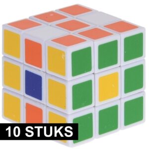 10x Magische kubus puzzel spelletjes 3