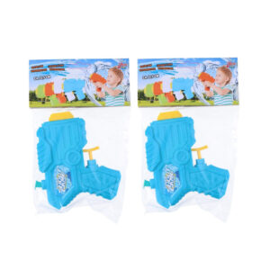 10x Mini waterpistolen/waterpistool blauw van 12 cm kinderspeelgoed 10201739