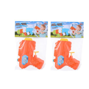 10x Mini waterpistolen/waterpistool oranje van 12 cm kinderspeelgoed 10201730