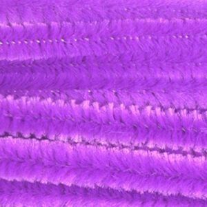 10x Paars chenille draad 14 mm x 50 cm 10188092