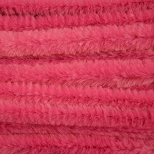 10x Roze chenille draad 14 mm x 50 cm 10188082