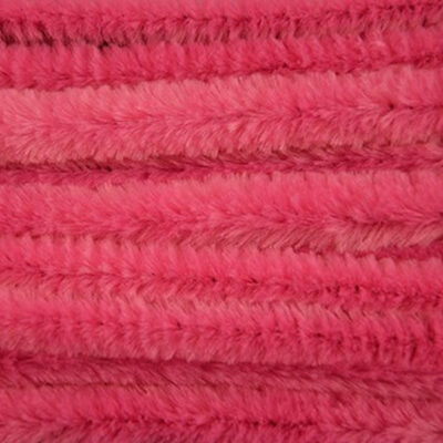 10x Roze chenille draad 14 mm x 50 cm 10188082