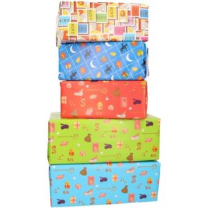 10x Sinterklaas inpakpapier/cadeaupapier 2