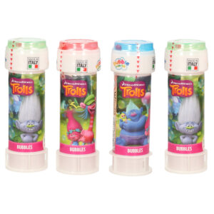 10x Trolls/trollen bellenblaas flesjes met bal spelletje in dop 60 ml voor kinderen 10334559