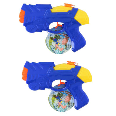 10x Waterpistolen/waterpistool blauw van 19 cm 30 ml kinderspeelgoed 10201625