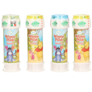 10x Winnie de Poeh bellenblaas flesjes met bal spelletje in dop 60 ml voor kinderen 10334640