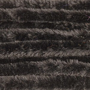 10x Zwart chenille draad 14 mm x 50 cm 10188032