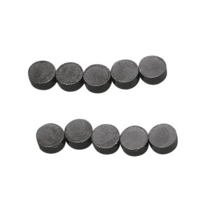 10x ronde hobby/knutsel/koelkast magneten 8x4mm 10079783