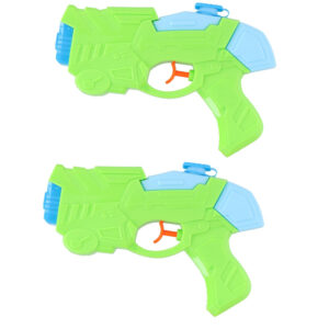 10x stuks Waterpistolen/waterpistool groen van 19 cm 30 ml kinderspeelgoed 10201615