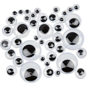 1100x Wiebel oogjes/googly eyes 4-20 mm 10197837