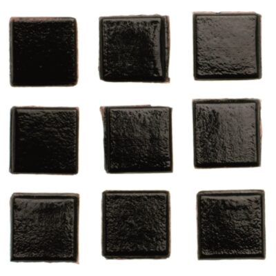 1120x stuks vierkante mozaiek steentjes zwart 1 x 1 cm 10234673