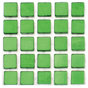 119x stuks mozaieken maken steentjes/tegels kleur groen 5 x 5 x 2 mm 10263490