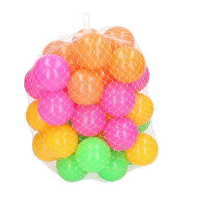 120x Ballenbak ballen neon kleuren 6 cm speelgoed 10213531