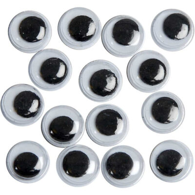 120x Wiebel oogjes/googly eyes 8 mm 10228380