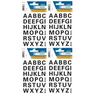 128x Alfabet stickers zwart 15 mm 10167059