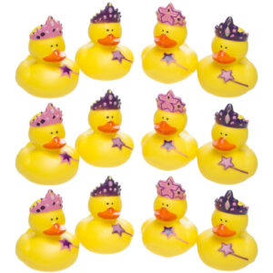 12x Badeendjes prinsessen badspeelgoed 5 cm 10244212