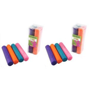 12x Gekleurde fantasie klei rollen 100 gram creatief speelgoed voor kinderen 10240050