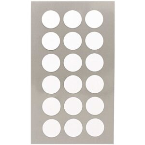 144x Ronde witte etiketten 15 mm 10171861