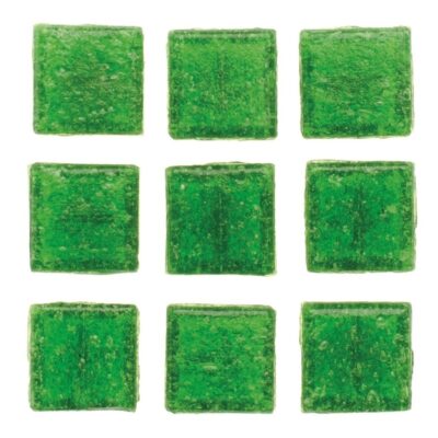 150x stuks vierkante mozaiek steentjes groen 2 x 2 cm 10234639