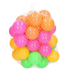 160x Ballenbak ballen neon kleuren 6 cm speelgoed 10213532