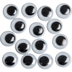 160x Wiebel oogjes/googly eyes 8 mm 10228382