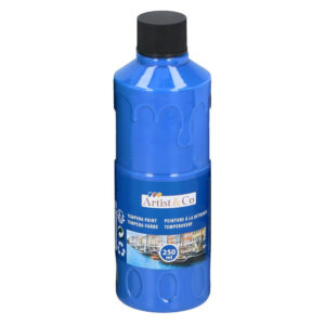 1x Acrylverf / temperaverf fles blauw 250 ml 10195018