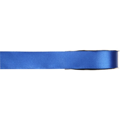 1x Hobby/decoratie blauwe satijnen sierlinten 1 cm/10 mm x 25 meter 10251893