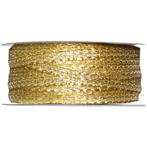 1x Hobby/decoratie metallic gouden sierlinten 3 mm x 25 meter 10224245