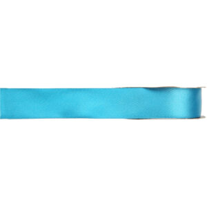 1x Hobby/decoratie turquoise satijnen sierlinten 1 cm/10 mm x 25 meter 10252739