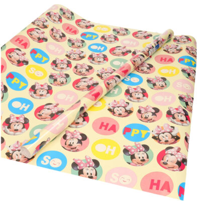 1x Inpakpapier/cadeaupapier Disney Minnie Mouse 200 x 70 cm 10356546