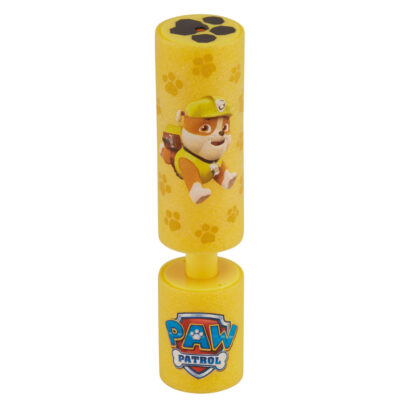 1x Paw Patrol Rubble waterpistool/waterpistolen van foam geel 15 cm 10211181