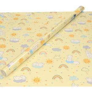 1x Rollen Inpakpapier/cadeaupapier Disney Winnie de Poeh geel 200 x 70 cm 10359013