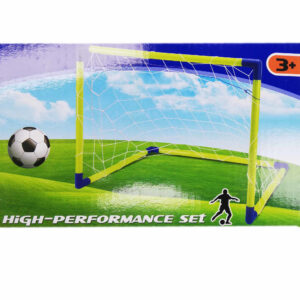 1x Voetbalgoals/voetbaldoelen 80 x 60 x 40 cm buitenspeelgoed 10204928