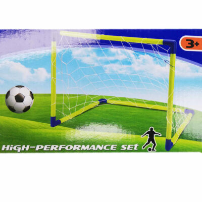 1x Voetbalgoals/voetbaldoelen 80 x 60 x 40 cm buitenspeelgoed 10204928