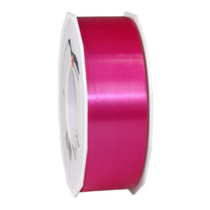 1x XL hobby/decoratie fuchsia roze kunststof sierlinten 4 cm/40 mm x 91 meter 10255434