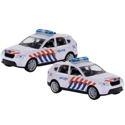 2 stuks Politiewagens die-cast 12 cm 10114097